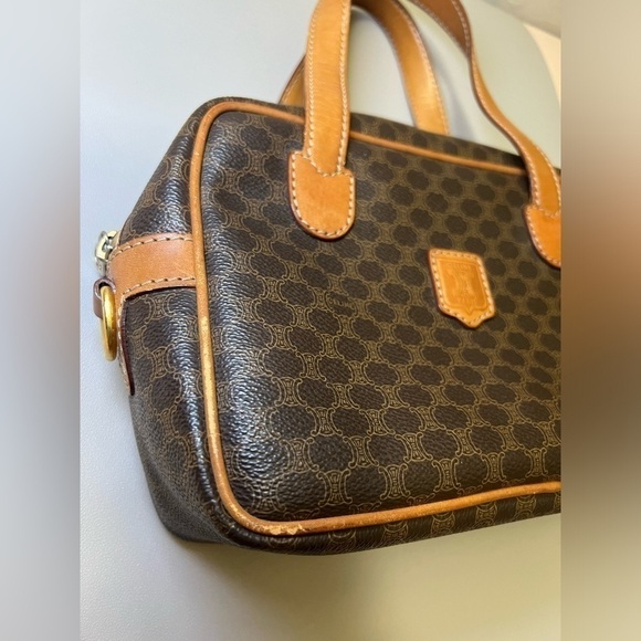 Vintage Celine Macadam Pattern Handbag. - Picture 4 of 15